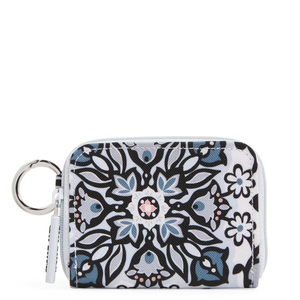 Vera Bradley Lisbon Medallion LU RFID Petite Zip-Around Wallet